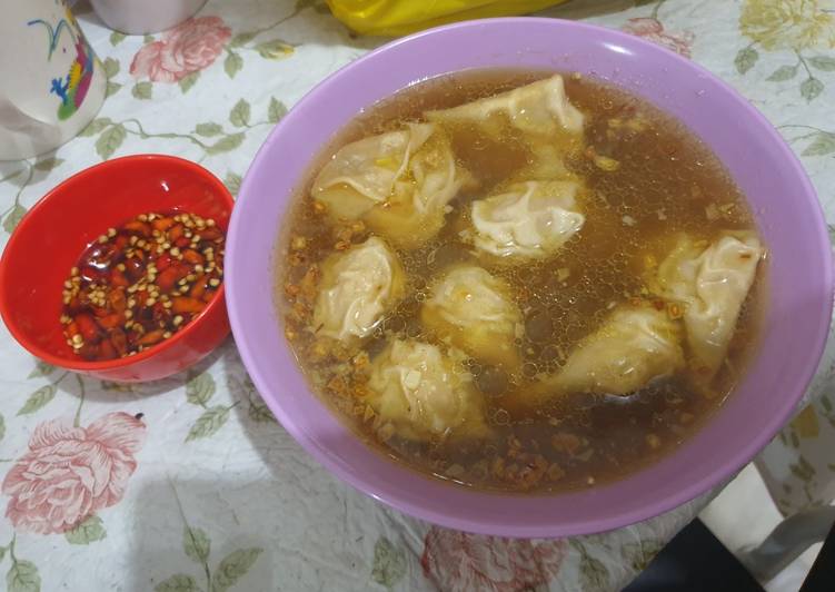 Pangsit / Wonton Kuah yang Simple dan Lezat