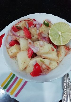 A picture of Potato salad.