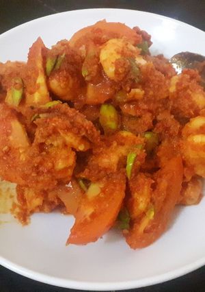 Foto resep Udang sambel pete