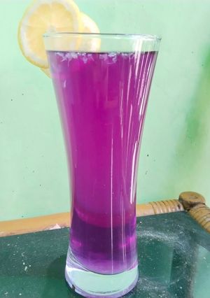Foto resep Es Bunga Telang
