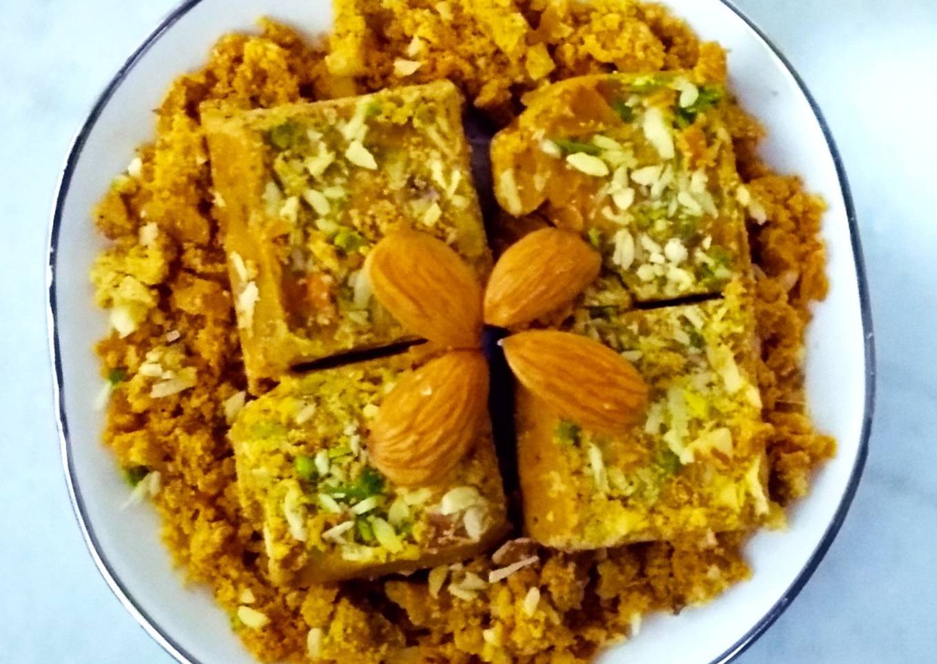 Besan barfi