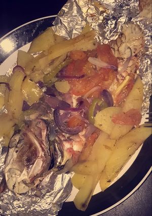 Una foto de Pescado al horno