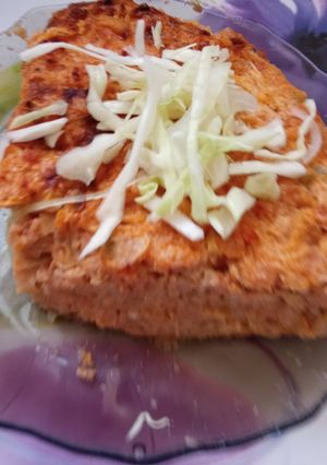 Una foto de Pastel de Repollo y Pollo