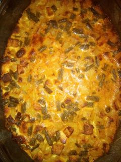 صورة لوصفة غراتان اللوبيا الخضراء