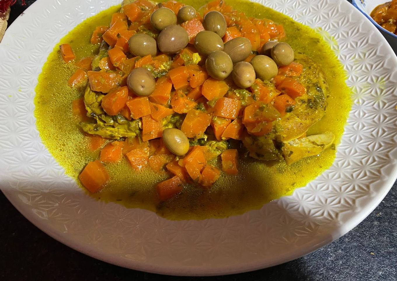 Guiso de pollo con Zanahoria