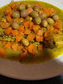 Una foto de Guiso de pollo con Zanahoria