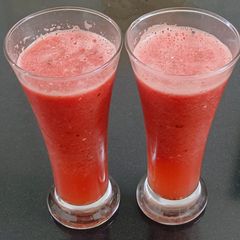 A picture of 5-Minute Refreshing Watermelon Lime Summer Cooler with Jeeralu Twist 🍉.