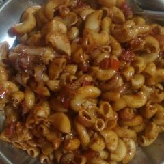 Masaledar macroni / spicy macaroni A picture of Masaledar macroni / spicy macaroni.