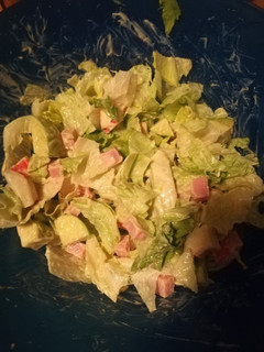 Foto principal de Ensalada de lechuga y manzana