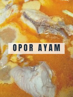 Foto resep OPOR AYAM (Ayam Bumbu Santan)