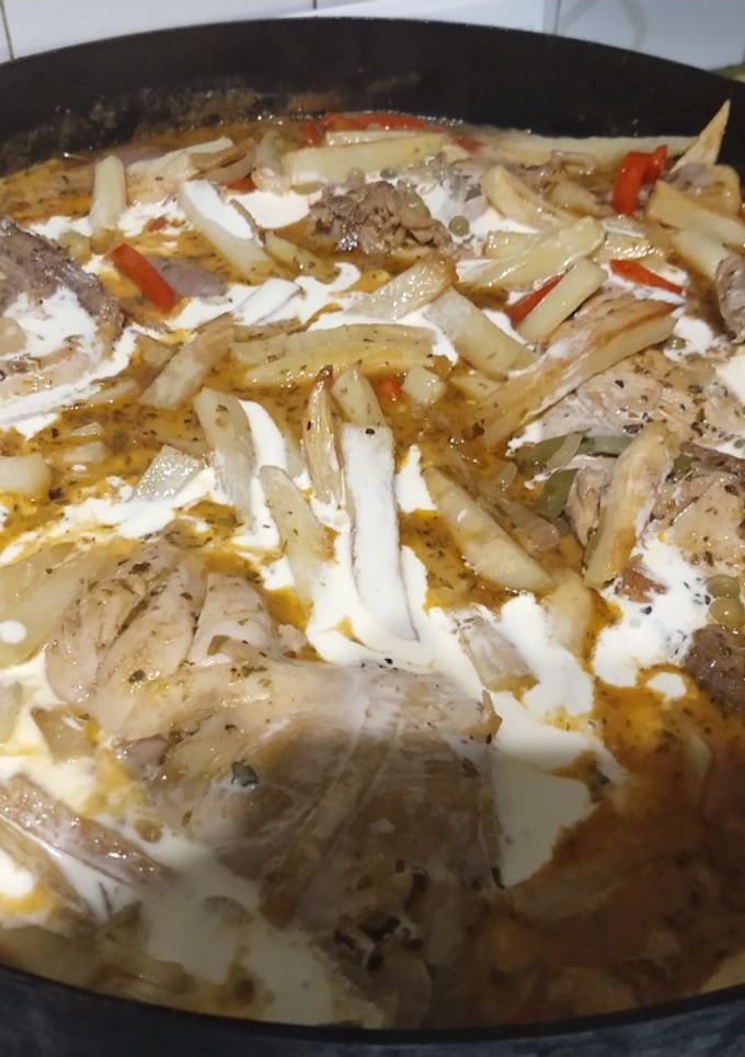 Una foto de Pollo al disco