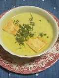 Crema de Calabacín, Patatas y Quesitos