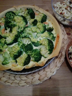 Foto principal de Quiche de salmón y brócoli