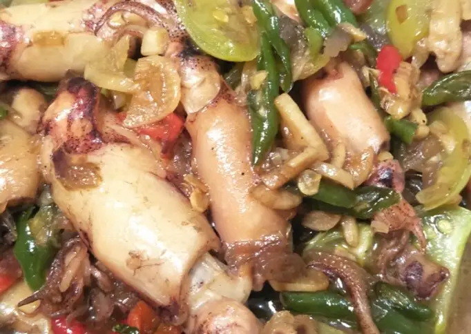 Cumi Asin Cabai Ijo