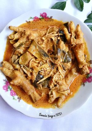 Foto resep Gulai Ceker Jantung Pisang (Kari Aceh)
