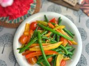 A picture of capsicum stir fry