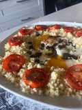 Cous cous con uova e pomodorini 🍳🍅