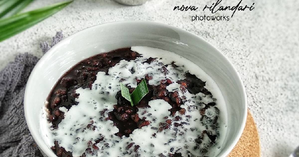 849 resep  bubur  ketan  hitam  enak dan sederhana Cookpad