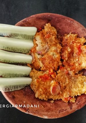 Foto resep Ayam geprek oatmeal (menu diet)