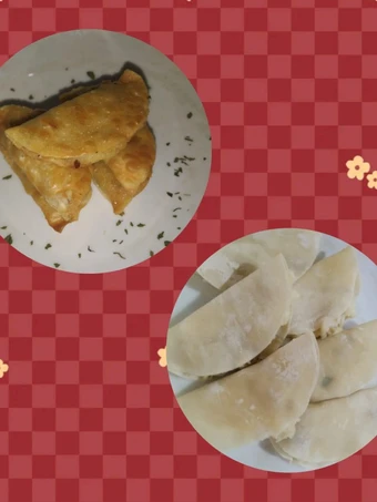 Cara Simple Membuat Resep  Pangsit goreng isi simple yang Lezat Sekali, Menggugah Selera