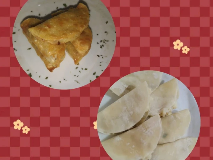 Cara Simple Membuat Resep  Pangsit goreng isi simple yang Lezat Sekali, Menggugah Selera