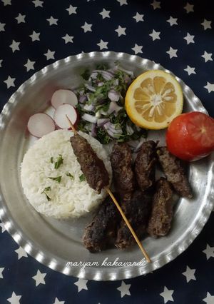 عکسی از دستور آدانا کباب، کباب لول شده