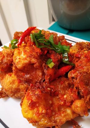 Foto resep Telor ceplok balado simple