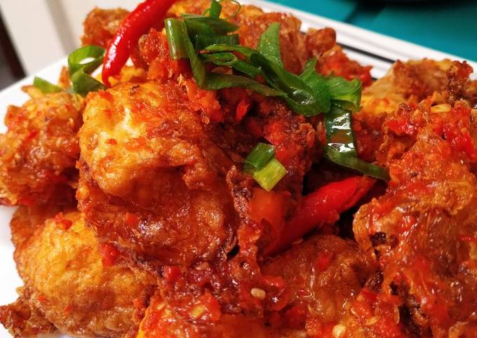 Resep: Telor ceplok balado simple Praktis
