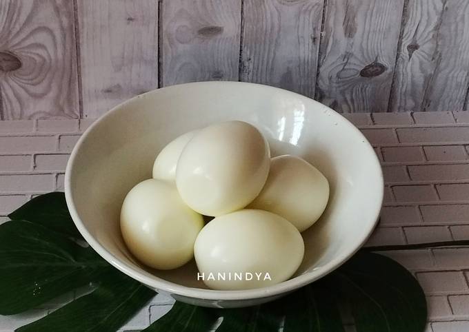 Resep Telur Rebus Mudah Dikupas Oleh Hanindya Cookpad