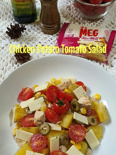 Foto resep Chicken Potato Tomato Salad