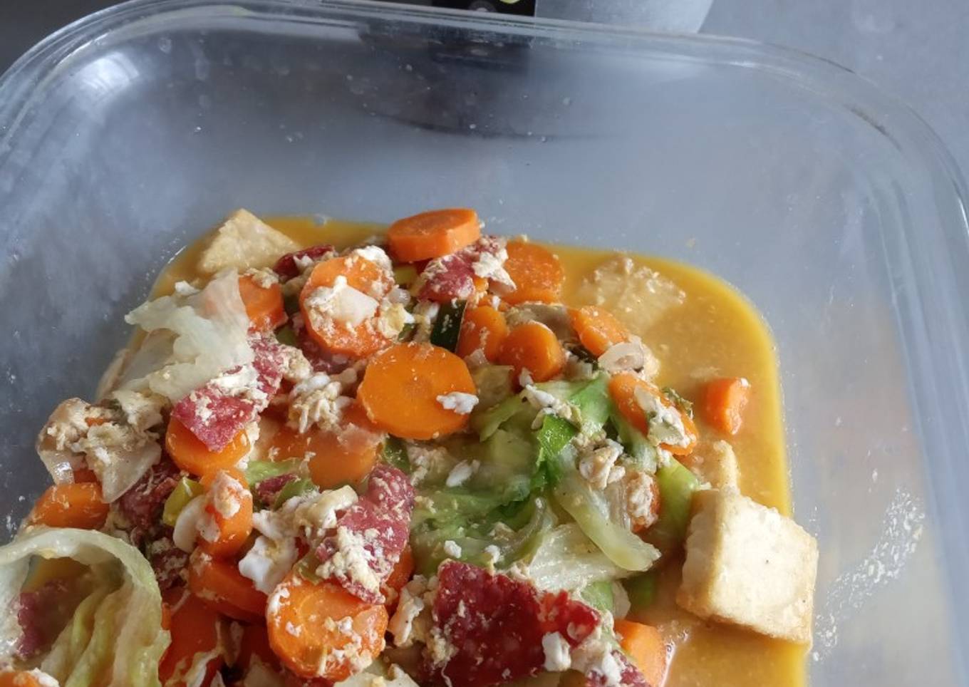 Sup Tofu Daging Asap
