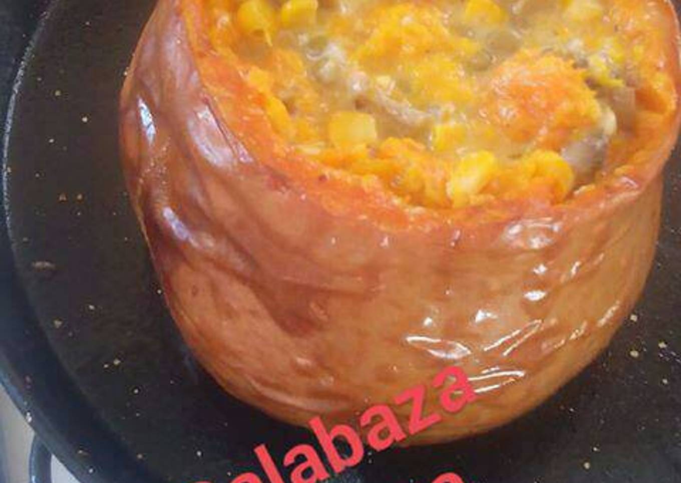 Calabaza rellena