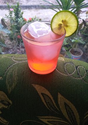 Foto resep Es sirup cocopandan + jeruk nipis segaar