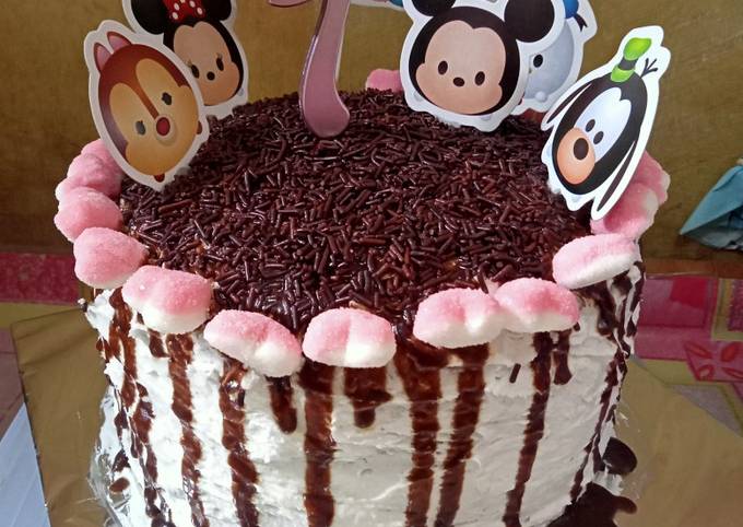 Kue ulang tahun black forest - cookandrecipe.com