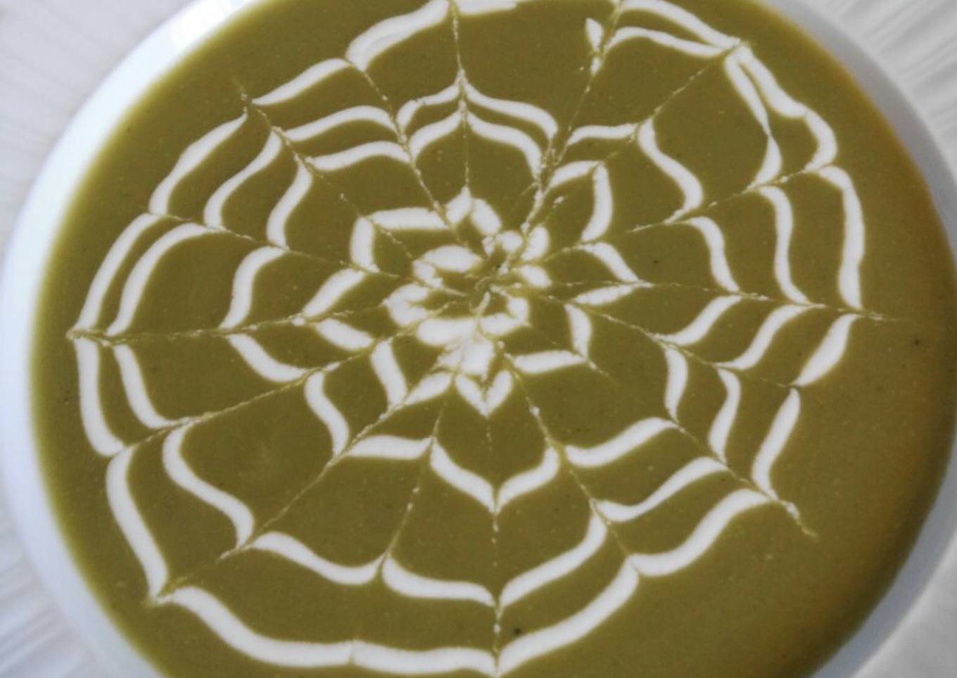 Crema de vainas de guisantes