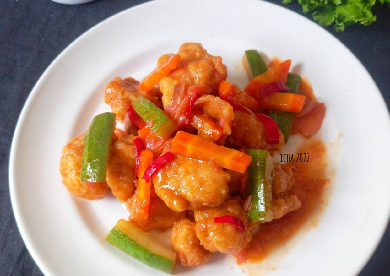 Ayam koloke Asam Manis