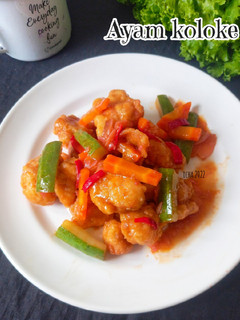 Foto resep Ayam koloke Asam Manis