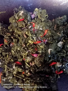 Foto resep Tumis pucuk ubi (daun singkong)