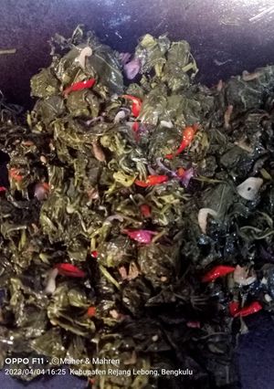 Foto resep Tumis pucuk ubi (daun singkong)