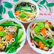 Mì Udon Gà Và Nấm Đông Cô
