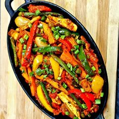 A picture of Dhaba Style JalFrezi.