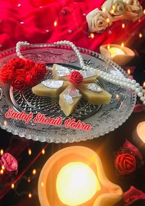 A picture of SHAKR QANDI KA HAWALA /Sweet potato halwa.