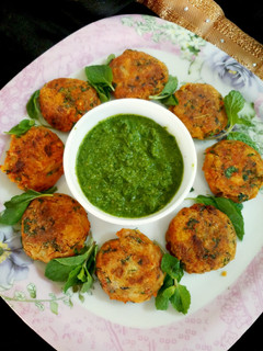 A picture of Yam kabab.