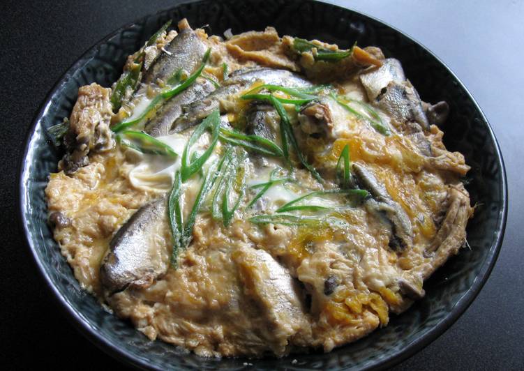 Recipe of Quick Sardines & Egg Rice Bowl