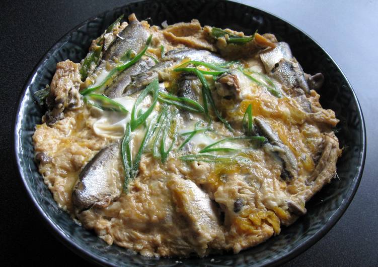 Recipe of Quick Sardines &amp; Egg Rice Bowl