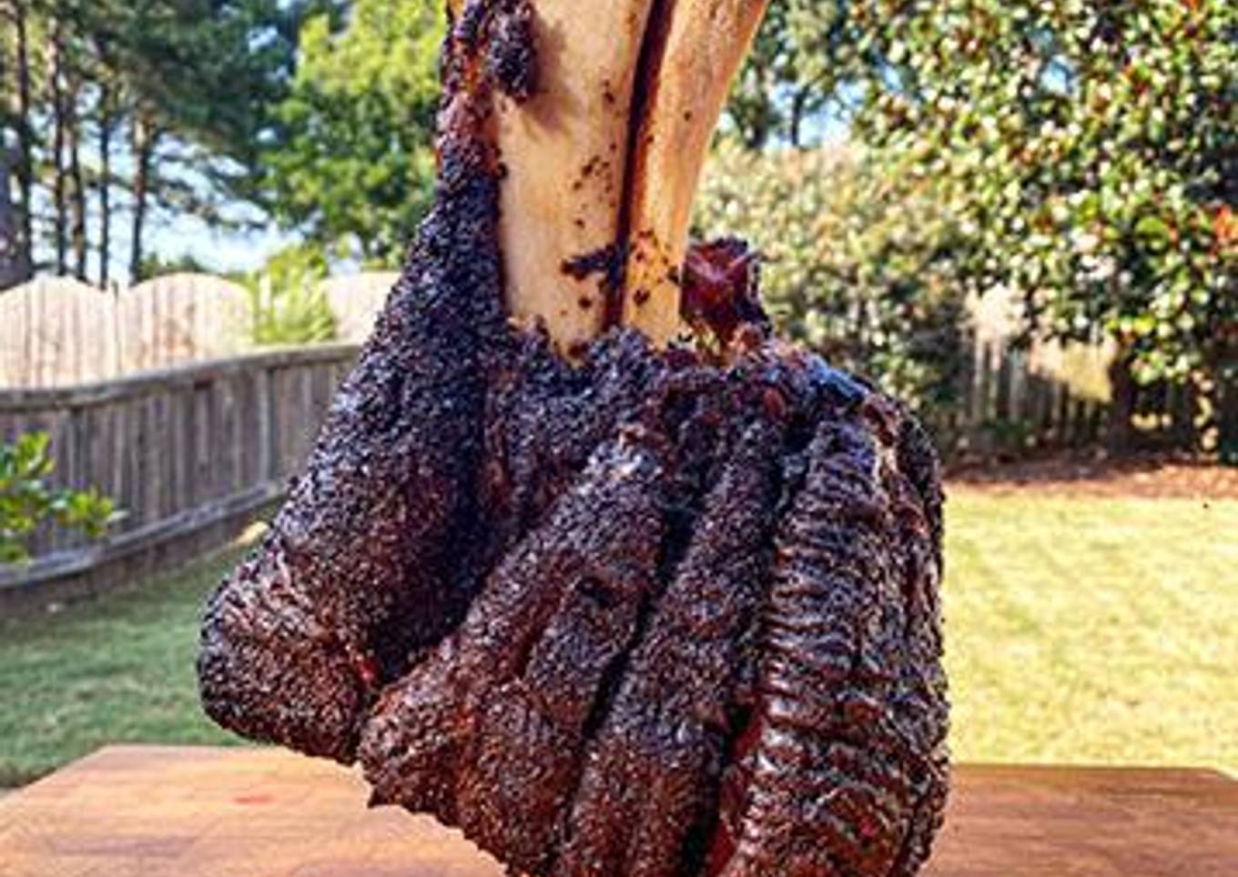 Wagyu smoked beef stalk