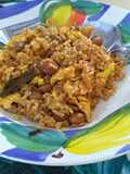 Nasi Goreng Sambal Roa Kacang Merah