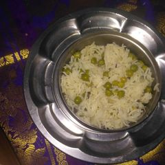A picture of Peas pulao.