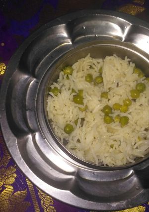 A picture of Peas pulao.