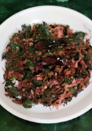 A picture of Red Amaranths (Chaulai ka Saag).